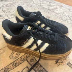 New Adidas Bold Gazelle “Pony” Hair/Fuzzy